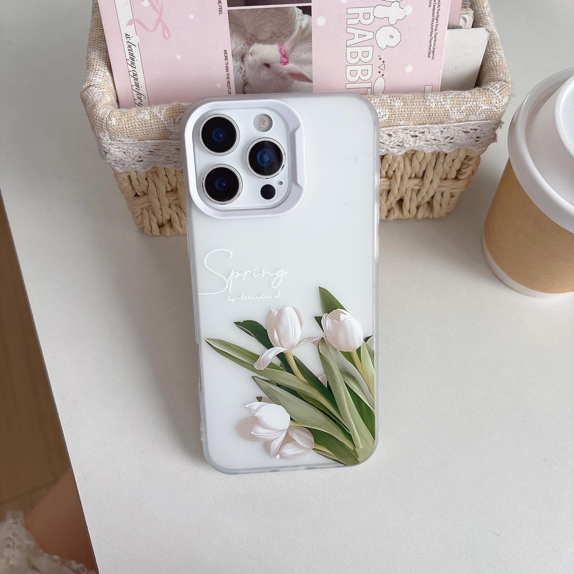 

Summer Tulip Phone Case for iPhone 16 Pro Max/15/14/13 - Soft, Hot Selling Design. iPhone 14 Pro Max