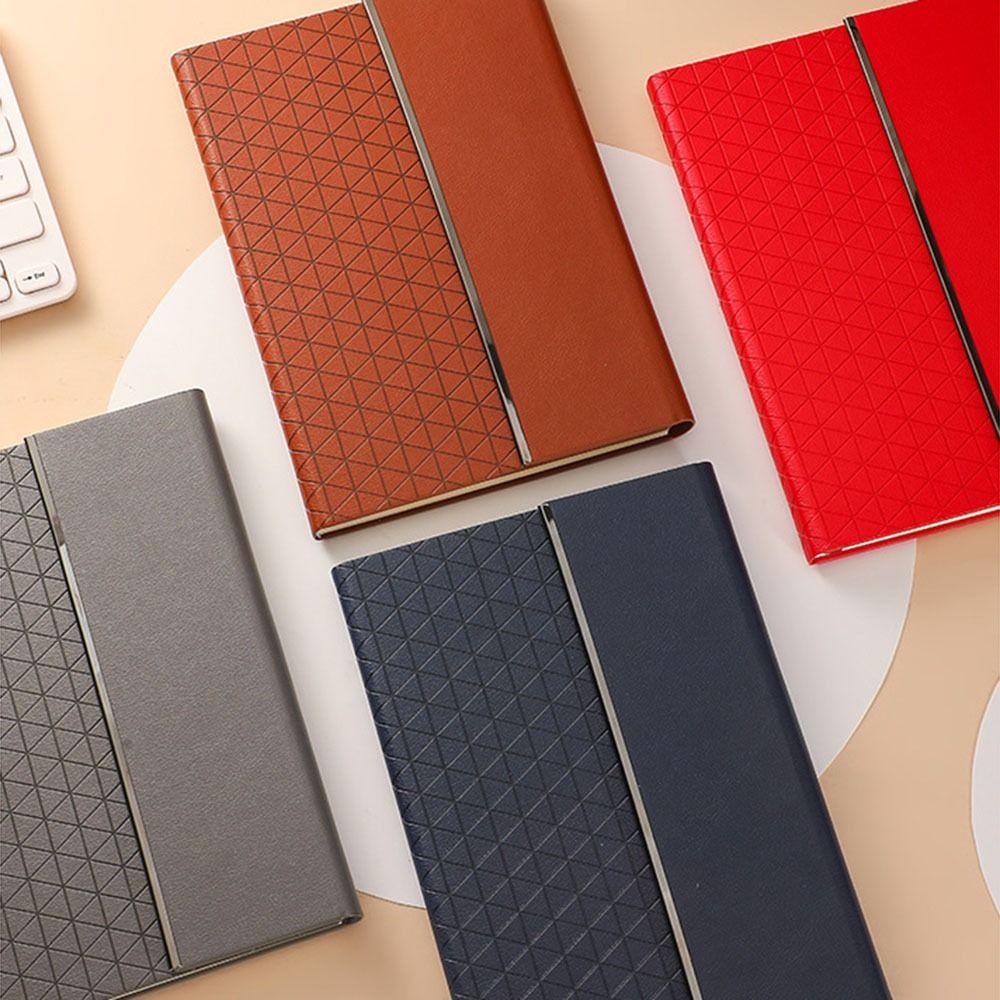 200 Pages A5 Notebook Magnetic Buckle Diary New Business Office Notepad  Gift for Friends