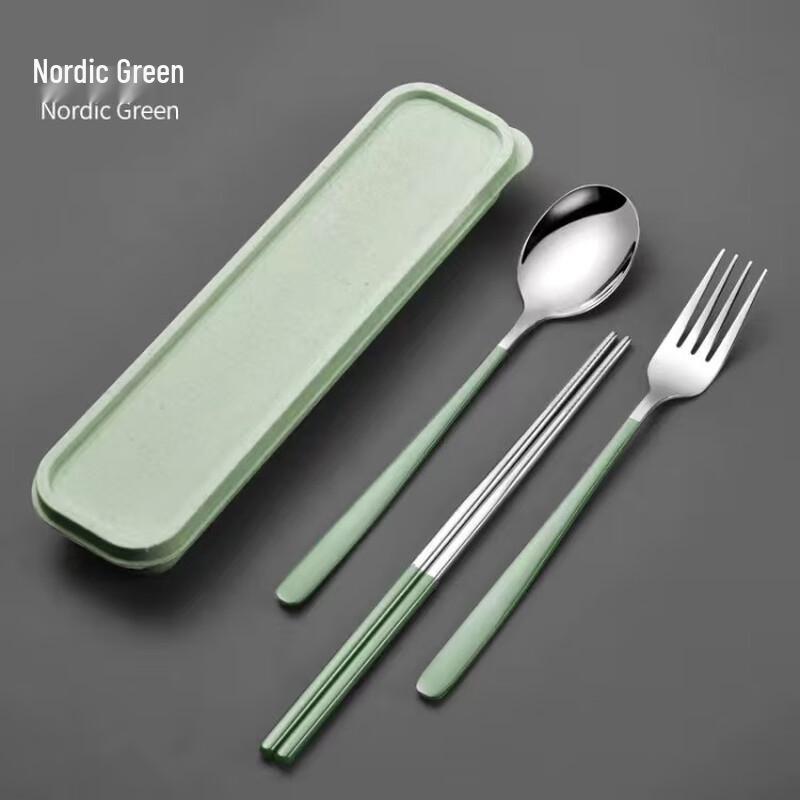Portable Nordic Stainless Steel Cutlery Set