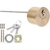 Copper Mechanical Lock Cylinder - CLevel Security Anti-Theft Door Lock Replacement Core Kit With 3 Keys - Mortise Cylinder Easy Installation