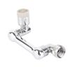 Swivel Faucet Extender Universal Sink Water Aerator with 2 Water Outlet Modes Robotic Arm for Kitchen Bathroom Face Eye
