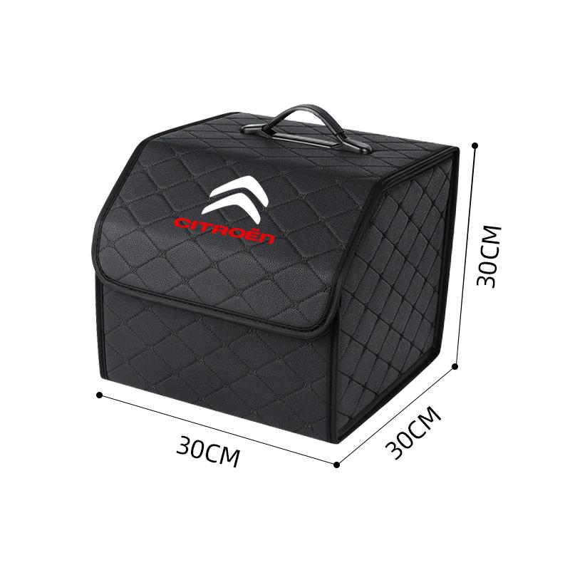 XKJC9 Car Trunk Organizer Box Large Capacity Auto Multiuse Tools Storage Bag Stowing Tidying For Citroen C1 C2 C3 C4 C5 C6 C8 C4L DS3