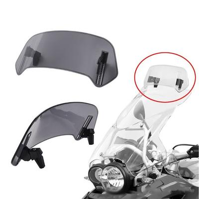 1Pc Motorcycle Windshield,White Folding Large Windshield,For Kawasaki Honda BMW Yamaha Raised Windshield,Motorcycle Accessories