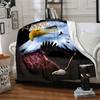 Bald Eagle And Flying Birds Home Customize Your Name Blankets Comfortable Soft Lightweight All Season Versatile Blanket Perfect For Picnics Sofa
