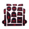 For Jeep Renegade 2015 2016 2017 2018 2019 2020 2024 2024 2024 Anti-Slip Gate Slot Cup Mat Door Non-Slip Pad Coaster Accessories