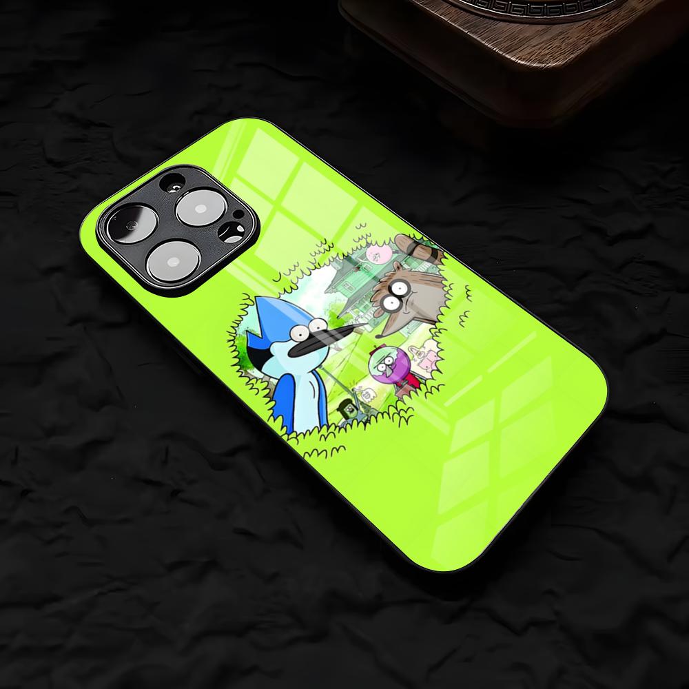 

R-Regular-S-Show SEPhone Case For IPhone 17 Air 16 E Pro Max 15 14 13 Mini 12 Pro 11 Max Plus Black Glass Cover iPhone 15ProMax