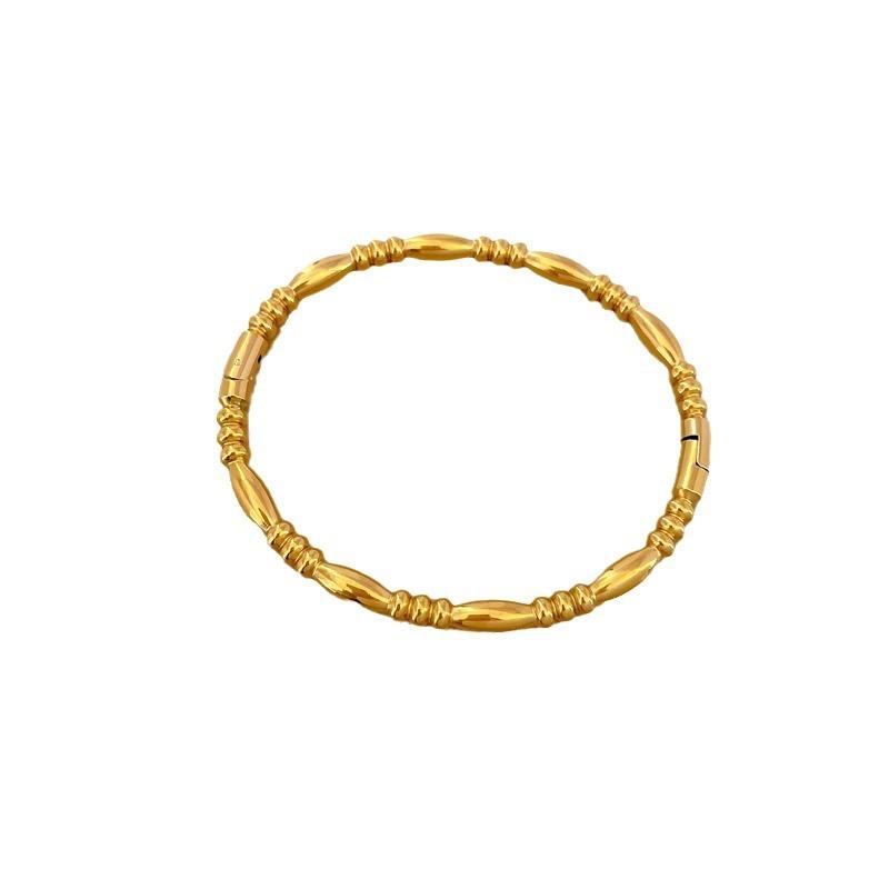 Zen Staff European And American Bracelet Minimalist Retro Fashion Stainless Steel Jewelry