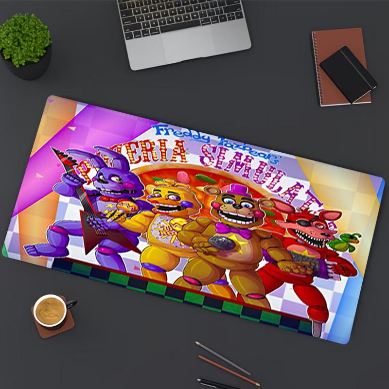 Ποντικοουαλί Five Nights at Freddy's, για Πληκτρολόγιο Pad Laptop PC Mat για Γραφείο Οικιακή Χρήση, Διακόσμηση Γραφείου, Τέλειο Δώρο Γενεθλίων για Παίκτες