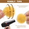 20 Pcs Faux Fur Pom Poms for Hats Fluffy Soft Fur Poms Balls with Elastic Loop for Keychain Knitting Hats DIY Scarves Gloves