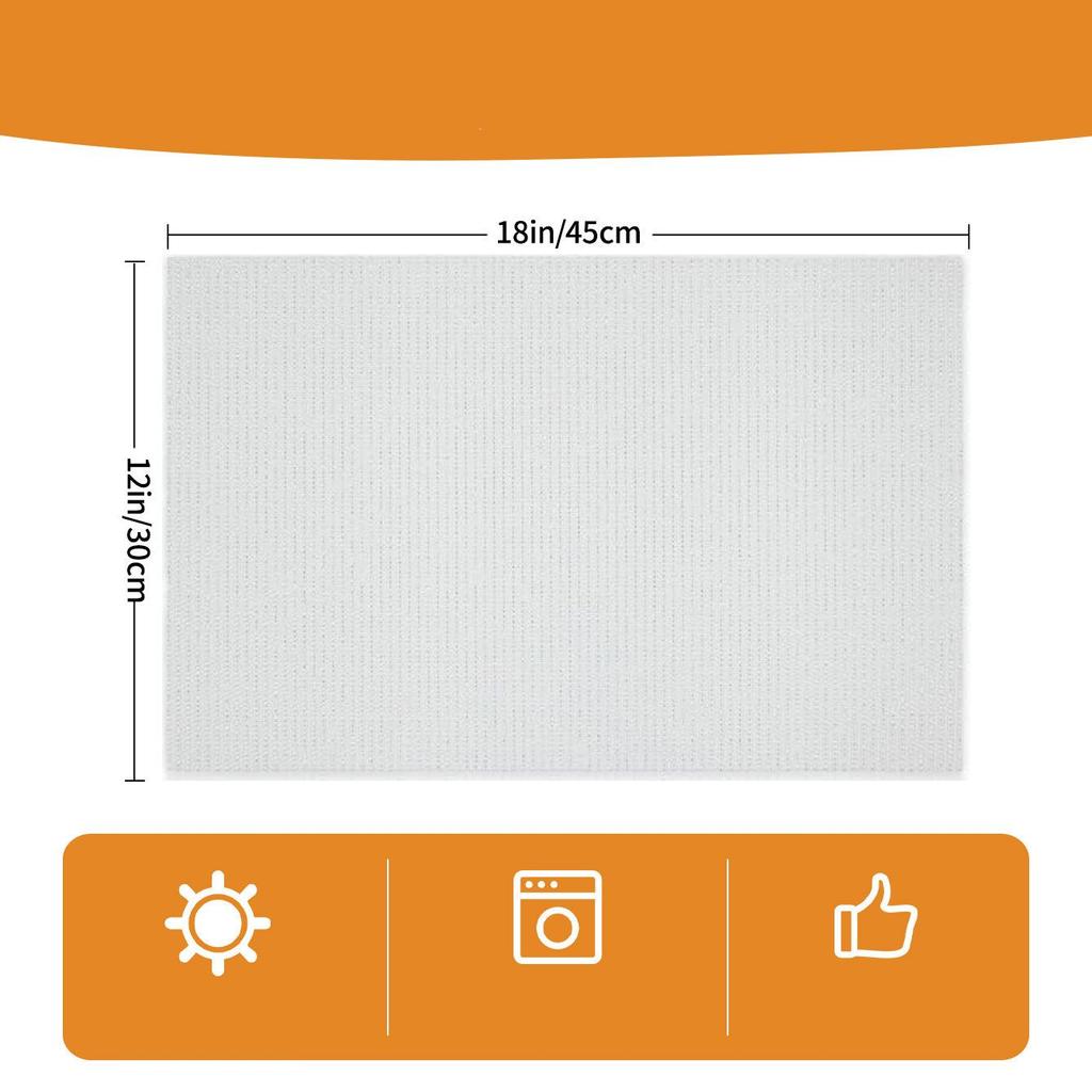 Christmas Linen Table Mats: Festive Print, Stain-Proof & Heat-Resistant