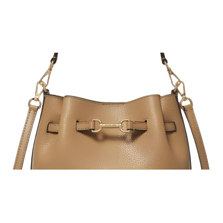 Michael Kors Kabelka Carson Bucket s nastavitelným odnímatelným ramenním popruhem Dámské kabelky Velbloudí 35S6G2ZC1B-BRN/BRC/MNGO
