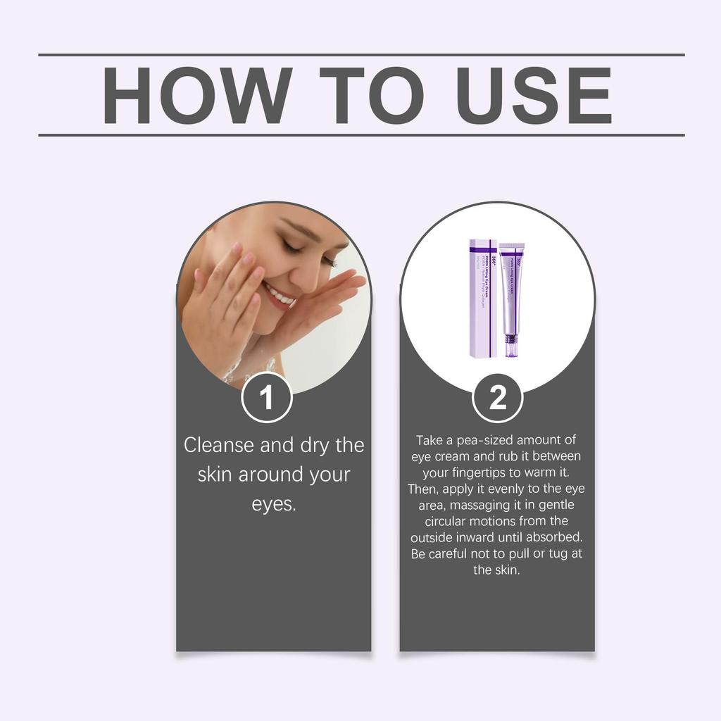Crema contorno occhi idratante, rinfrescante, non unta e setosa, essenza crema per la cura della pelle del contorno occhi 30G