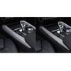 Real Carbon Fiber Car Accessories Gear Shift Side Decorative Trim Cover Soft Sticker For BMW X5 F15 2014-2018 X6 F16 2015-