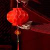 Upgraded Thick Red Palace Lanterns 10-Pack