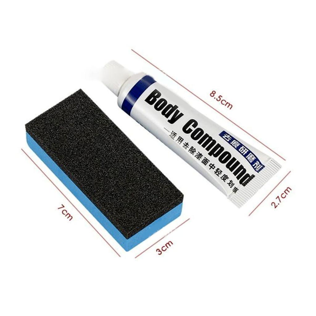 Scratch Removal Agent Polishing Wax Repair Tool with Soft Sponge Pad for Car Body Paint Care