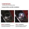 -Car Multimedia Knob Button Cover Sticker Accessories For BMW 5 Series X3 X5 F25 F26 G01 G02 G11 G12 F10 F15 F16 F30 F36 G30 G32