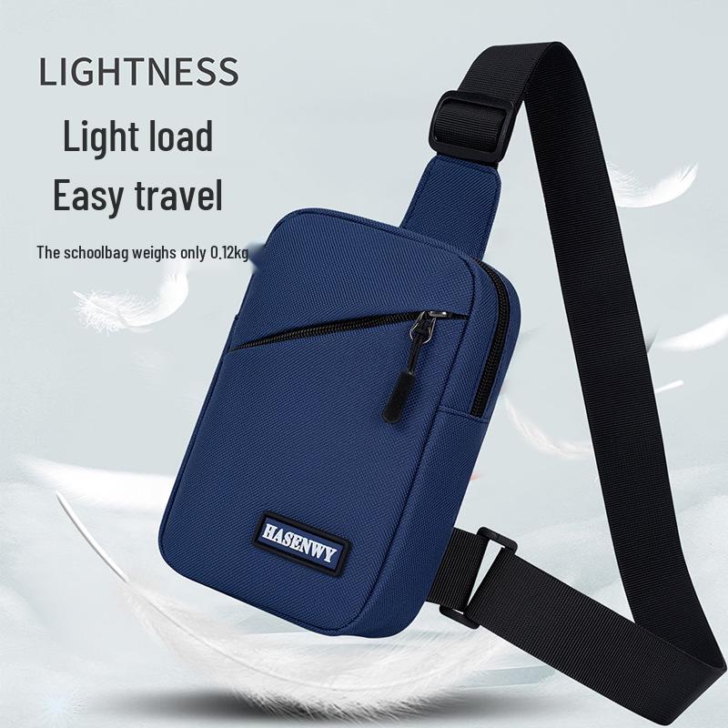 Geantă simplă de umăr crossbody pentru bărbați, pentru exterior - Geantă portabilă de piept cu un singur umăr