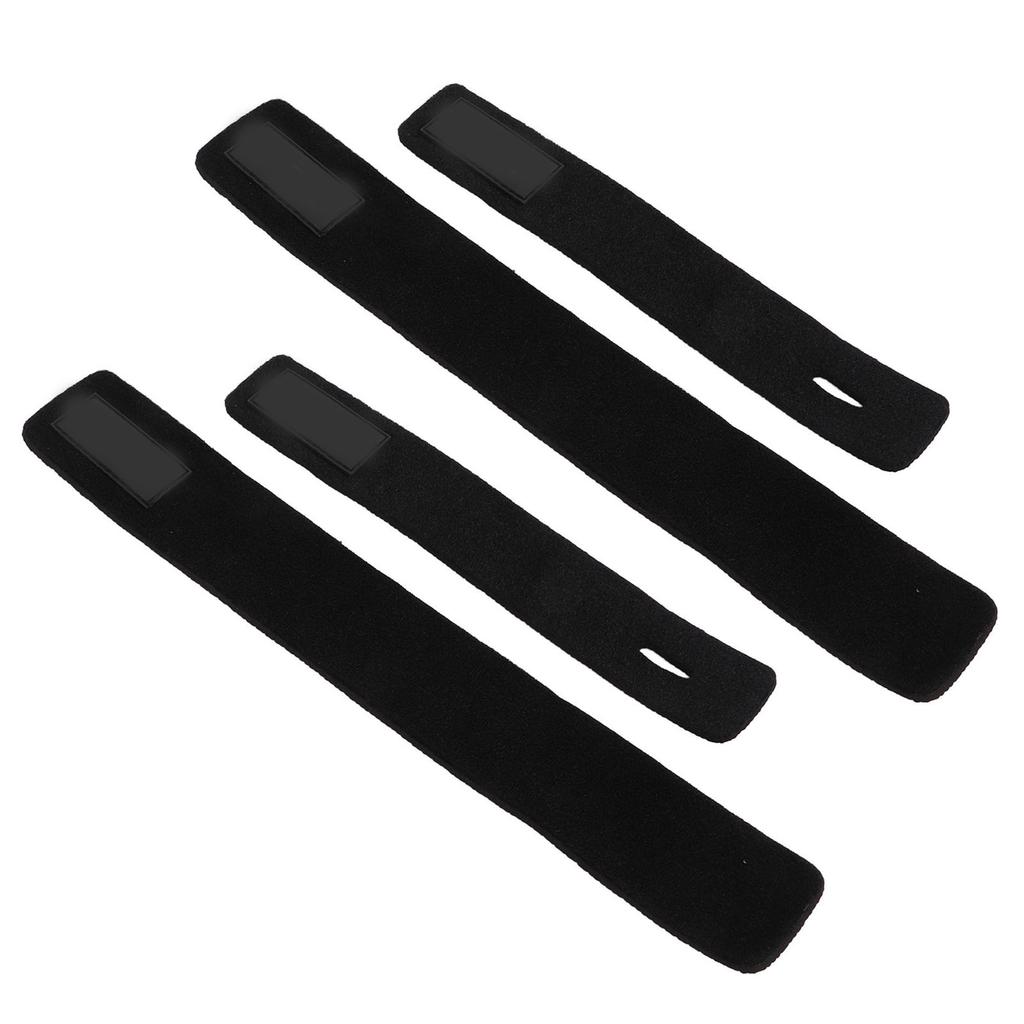 4Pcs Fishing Rod Strap Rubber Elastic Fishing Rod Wrap Pole Straps for Outdoor Fishing