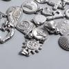 Retro Titanium Steel Cross Necklace Pendant - Stainless Steel DIY Jewelry Accessory, Fade-Resistant