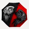 1pc Angel Devil Wings Contrast Umbrella with Plastic Handle, Suitable for All Seasons Outdoor PT396