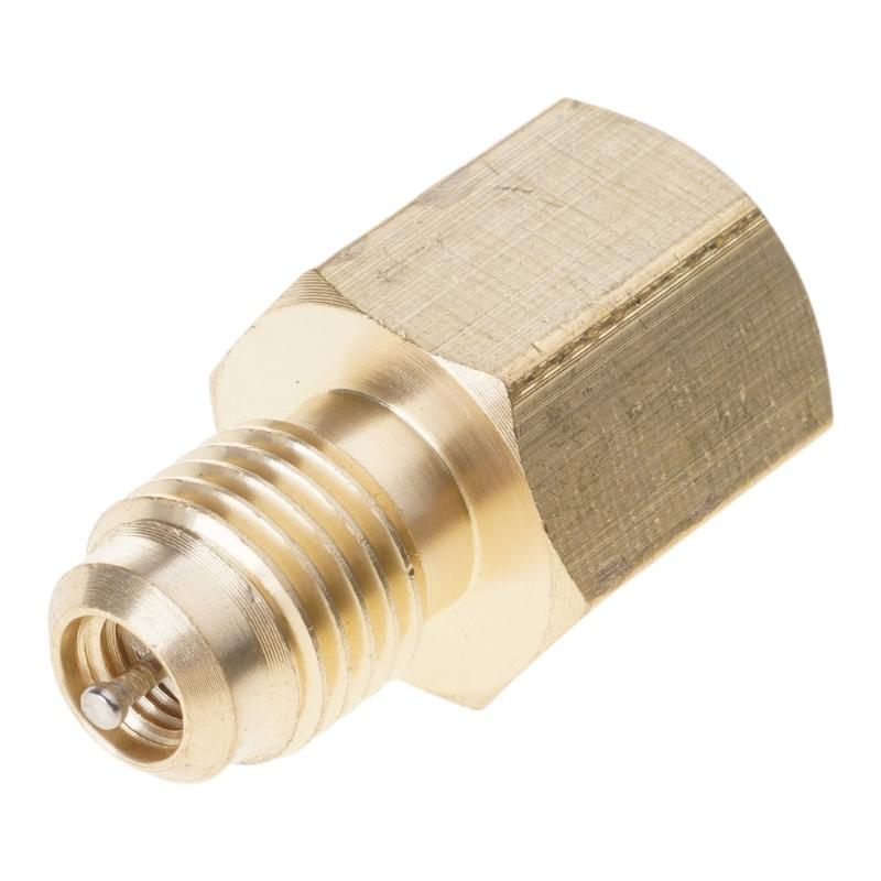 R134A Quick Coupler Connector Adapter Fittings High Low Manifold Connector Brass Adapters Air Conditioning Refrigerants