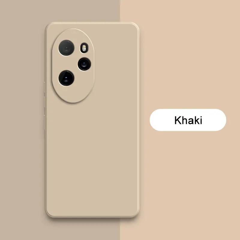 

Роскошный квадратный жидкий силиконовый чехол для задней панели Honor 100 Pro Honor100 100Pro 5G Global Soft Водонепроницаемый чехол для телефона для мальчиков и девочек Armor Honor 100 Pro 5G хаки