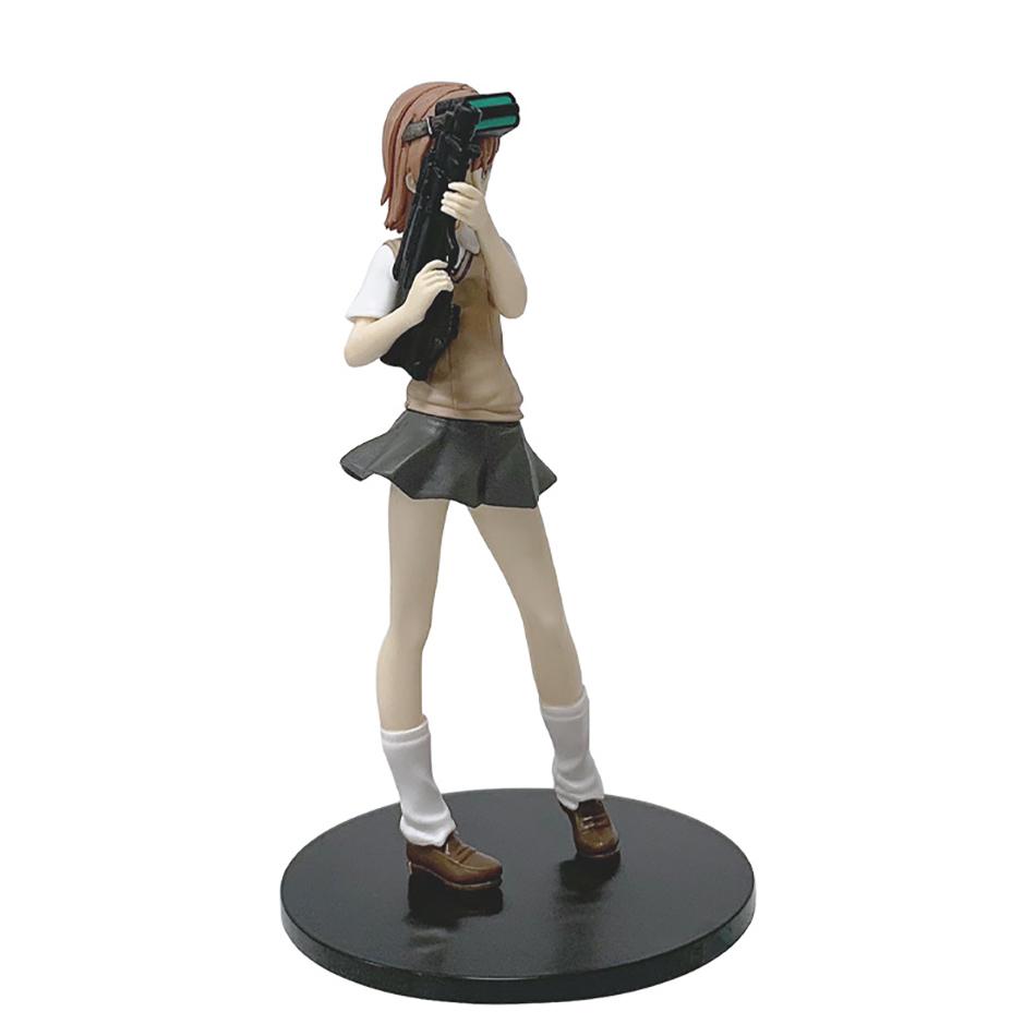 17cm Toaru Kagaku No Railgun Mikoto Misaka Anime Action JK Figure Model Collection Cartoon Figurine Toys For Friends Gifts