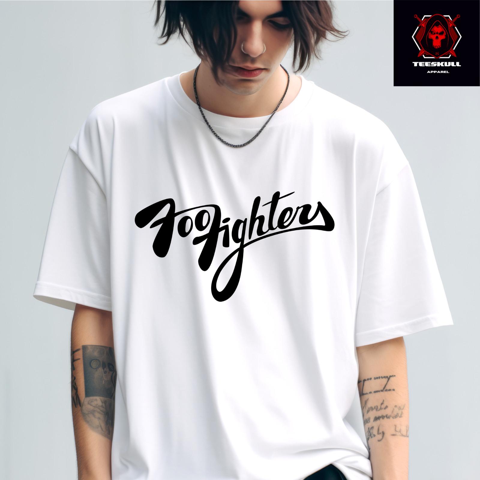 

26 Foo Fighters Metal Rock Band Logo Tee Unisex Heavy Cotton T-SHIRT S-3XL Unisex T-Shirt XXXL