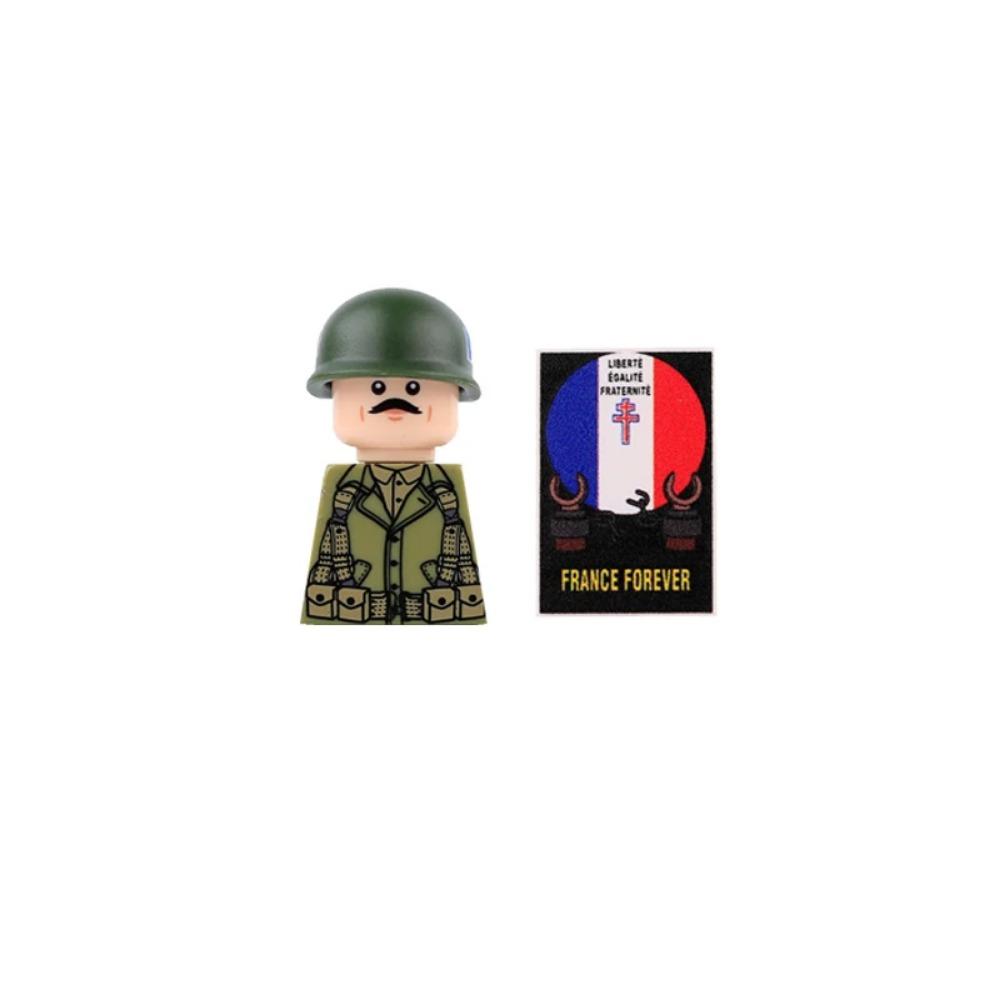 US Airborne 101ST Soldier Figures Building Blocks Officer Army Warrior Infantry Military Accessories Gun Weapon Bricks Toys GR03