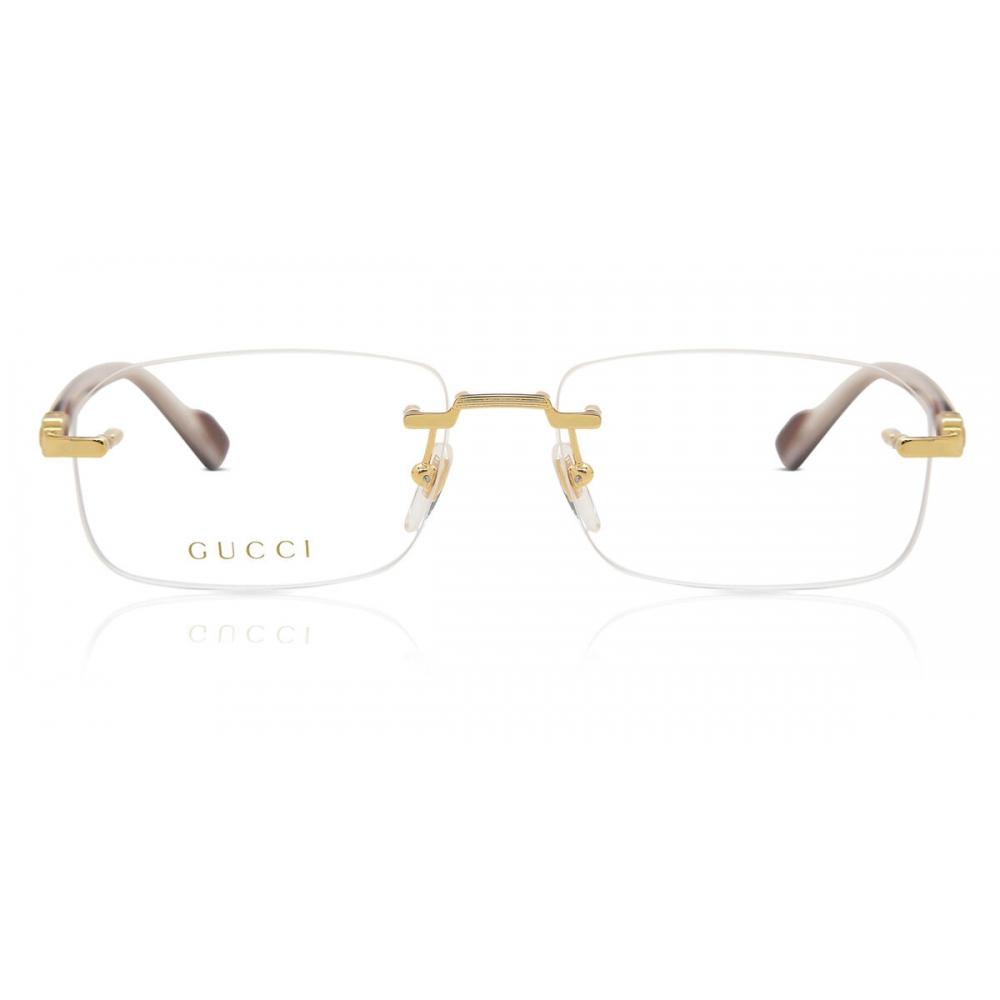 

Gucci Gg1221o 002 Men Eyeglasses Gold/56