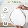 Silicone Lace Wave Round Tray for Jewelry & Cosmetics Storage