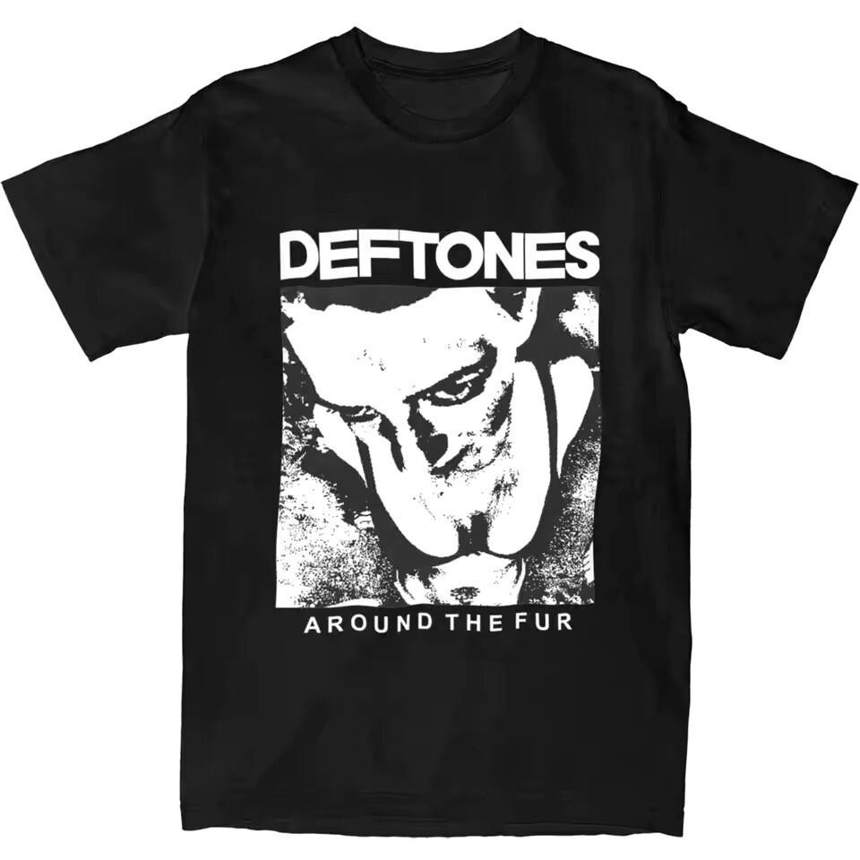 Deftones Американская Рок-группа, Around the fur Унисекс Черная Футболка Размер S-5XL Унисекс Футболка XL