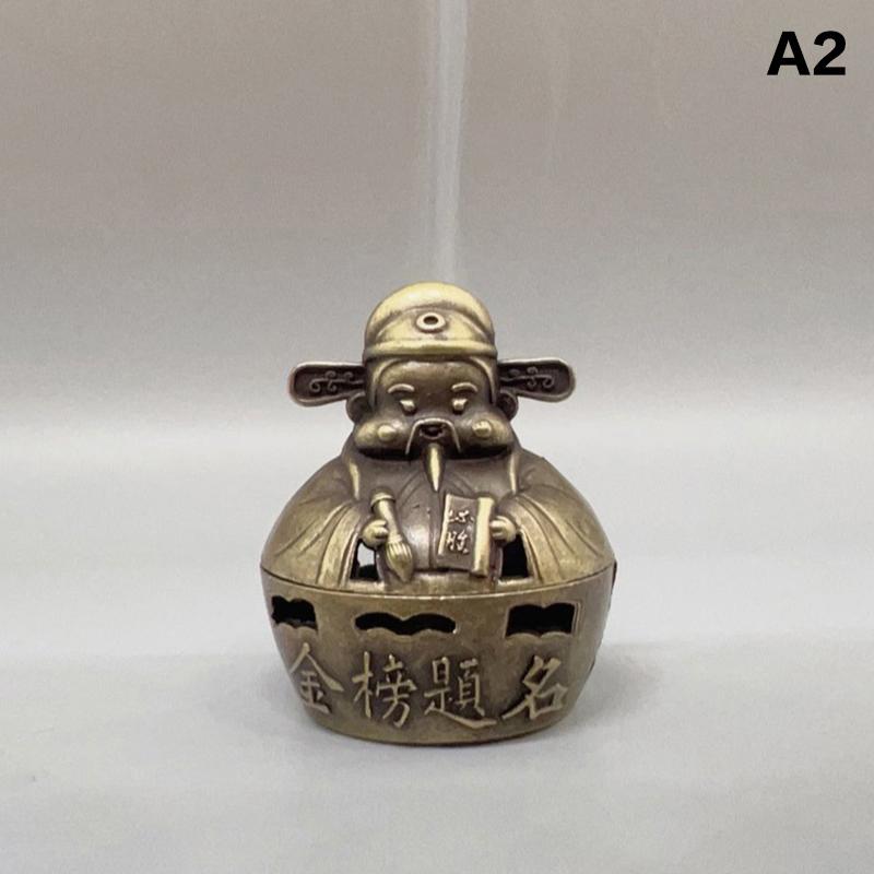 

Сплав Щасливий Кадильниця Чаша Тримач для пахощів з ручкою Йога Медитація Декор для дому та офісу Старовинний стиль Для релаксації A2