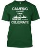 Camping Is My Happy Place TTshirt Made In the USA Size S To 5XL