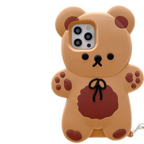Teddy Bear iPhone 14/13/12/11 Pro/Max Air Drop-Proof Case