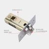 Toilet Door Lock, Aluminum Alloy Indoor Bathroom Door Handle, Single Tongue, Lock Accessories, Furniture Hardware, Keyless