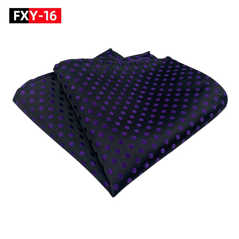 Men's Polka Dot Pocket Square Handkerchief - Stylish Suit Accessory