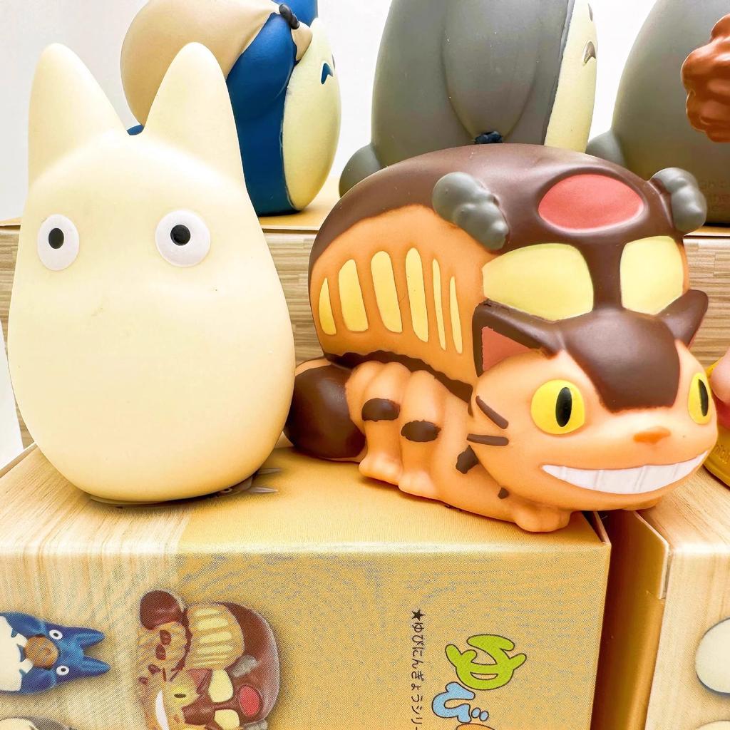 Anime Cartoon Peripheral Totoro Blind Box Trendy Toy Figurine Office Desk Bedroom Bedside Table Decor Students Birthday Gifts