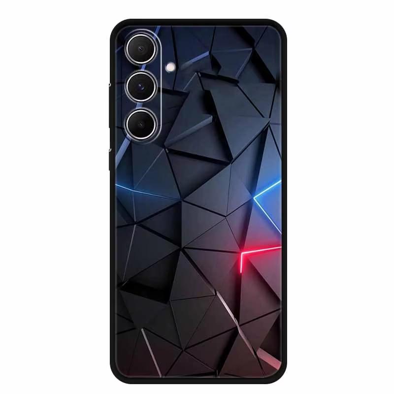 For Samsung Galaxy A55 5G Case Animals Soft Silicone TPU Phone Cases Back Cover For SamsungA55 Wolf Protector Cute Girl Shell