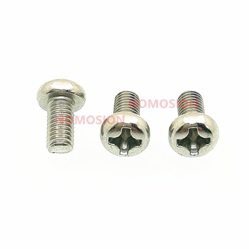Nickel-Plated PM3*6*8 Mini Precision Phillips Round Head Screws