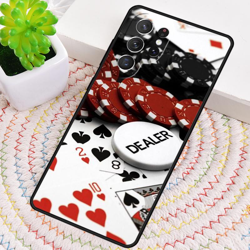 Dices Poker Casino Phone Case for Samsung Galaxy note 10 pro S26 Ultra S23 S24 FE S25 S21 S22 PLUS shockproof Cove