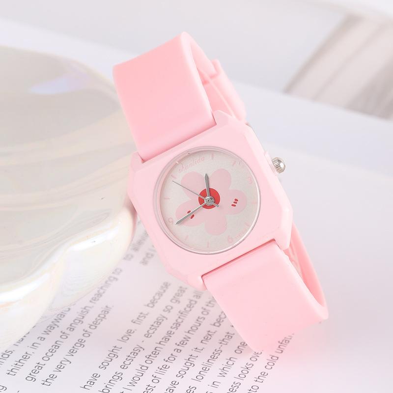 Dopamine Silicone Belt Casual Ladies Watch Fashion Cute Small Fresh Student Quartz Watch Female