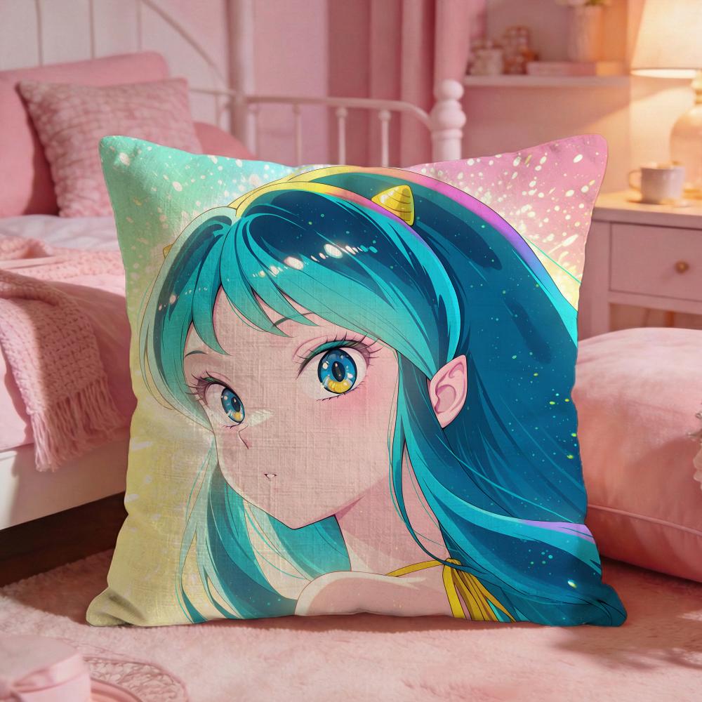 Urusei YYatsuras Anime Hot Cushion Cover Premium Comfort Reversible Pillow Cove Two In One Design For Any Room Car Interior