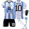 2324 Argentina World Cup Championship Commemorative Edition Jersey No. 10i11 Di24 Enzo Football