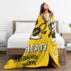 Cupheads & Mugmans Blankets Quality Soft Cartoon Bedding Throws Winter Boy Girl Bedroom Print Bedspread