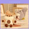 Squirrel Plush Keychain For Girls Boys Cute Animal Cartoon Accessories For School Bags