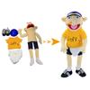Soft Plush Toy Hand Puppet For Play House, Mischievous Funny Puppets Toy With Working Mouth,Kid's Gift For Birthday Christmas Halloween Party