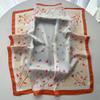 Fashion Imitation Silk Square Scarf For Women Floral Printed Scarves Bandanas Luxury Hijab Neckerchief Elegant  Shawl Wraps