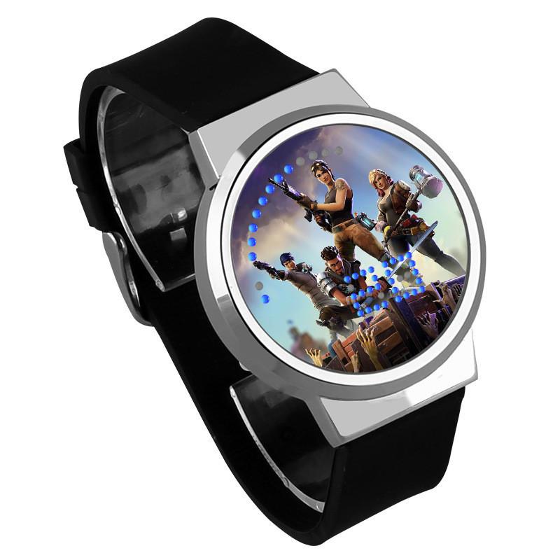

Game Competitive Shooting Luminous Touch Led Creative Electronic Watch Silver3