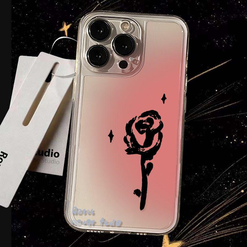 

Gradient Rose iPhone 16 Pro Max Case for Apple 15/14/13 - Creative Design 13 Mini